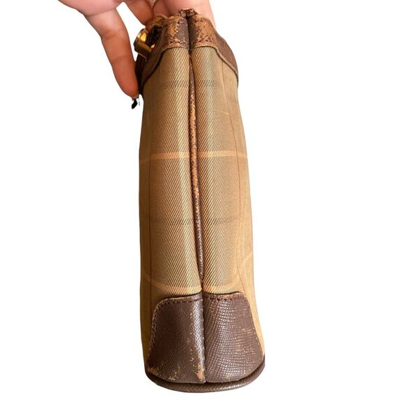 Burberry Vintage Clutch Wristlet Toiletry Bag - Picture 5 of 7